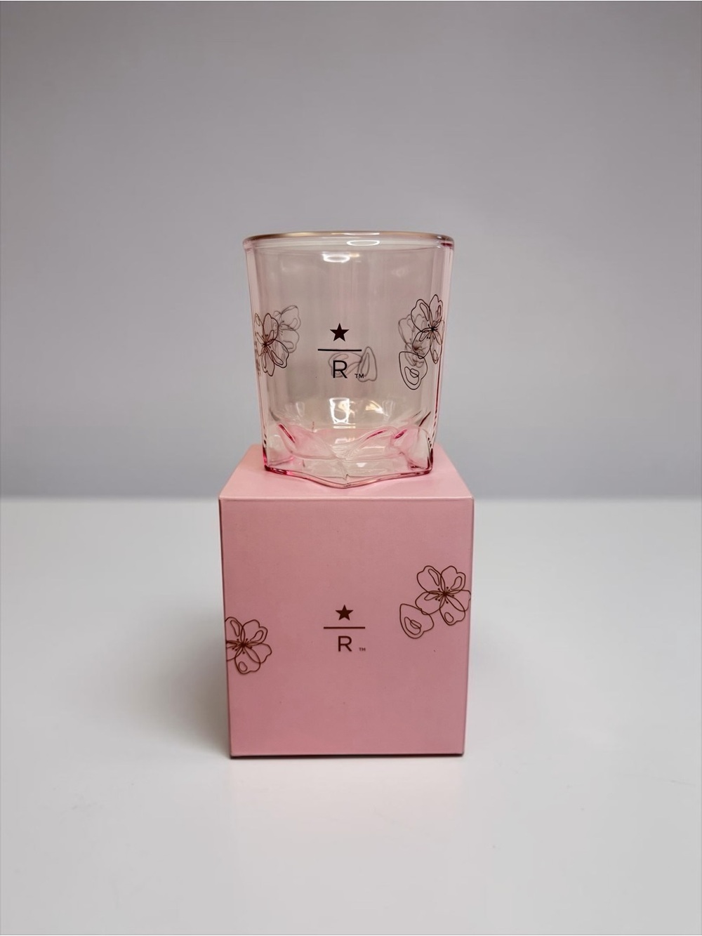 Starbucks Reserve Tokyo Roastery Sakura 2023 Double Wall Glass Cup 296ml NIB